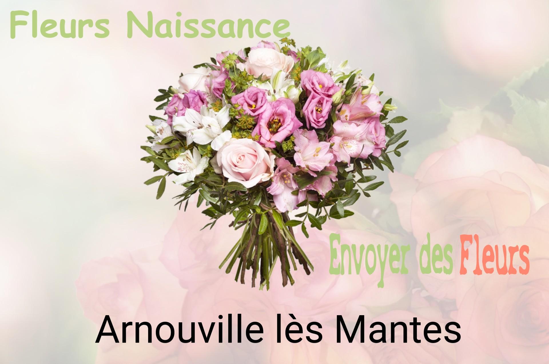 Bouquet de fleurs de naissance livré à Arnouville-lès-Mantes